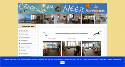 Desktop Screenshot of erholungammeer.de